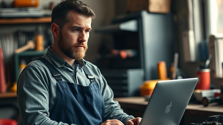 Mechanic pondering Google review changes for better customer engagement