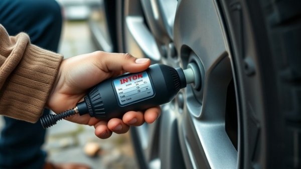 Portable inflator for car tire free air.