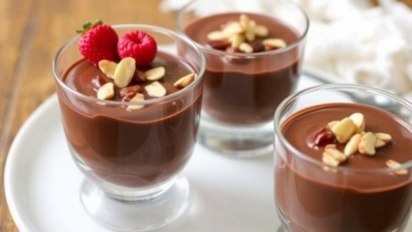 Dark Chocolate Almond Mousse