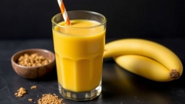 Mango-Mandarin Protein Shake with Turmeric