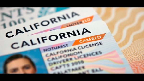 Detailed image of California REAL ID cards with focus on text, representing California REAL ID Recall.
