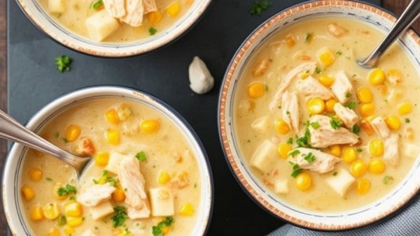 Hearty Chicken & Corn Chowder