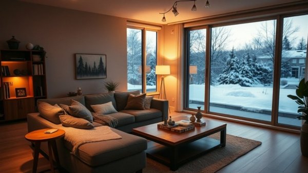 Stylish home design to beat winter blues with cozy atmosphere.