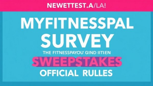 MYFITNESSPAL SURVEY SWEEPSTAKES OFFICIAL RULES