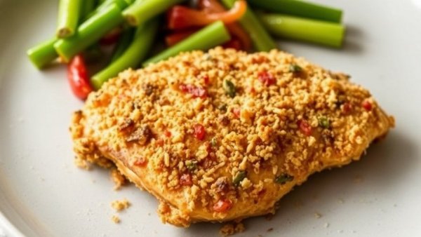 Baked Hummus-Crusted Chicken