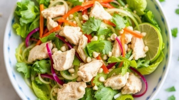 Vietnamese Lemongrass Chicken Salad