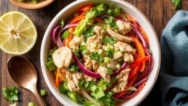 Vietnamese Lemongrass Chicken Salad