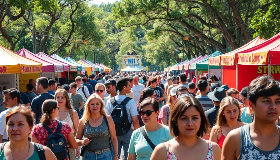 Lively Pearl City community events outdoors in a vibrant park.