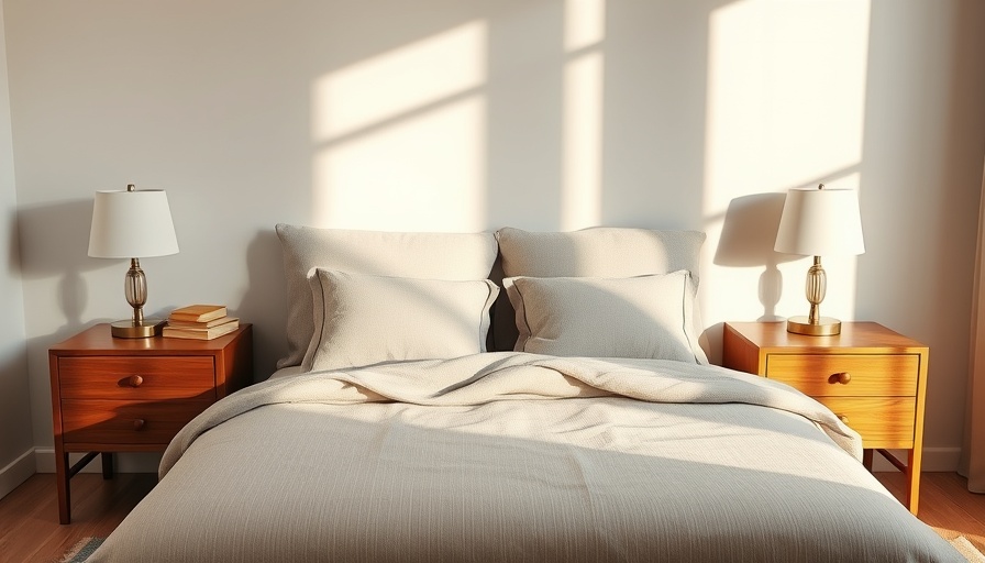 Cozy bedroom design showing best place to position your bed.
