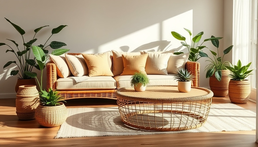 High-end home features in a stylish bohemian living room scene.