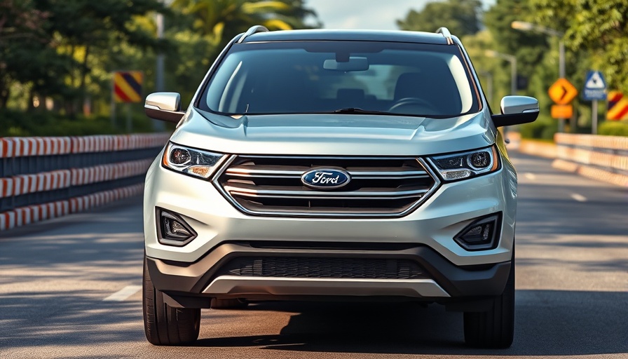 Ford vehicle with recall notice addressing safety issues