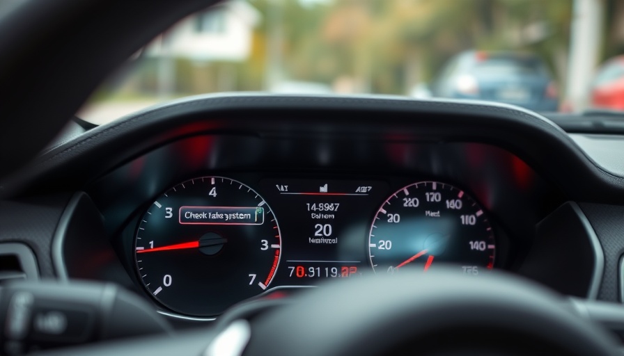 Car dashboard displaying warning sounds alert.