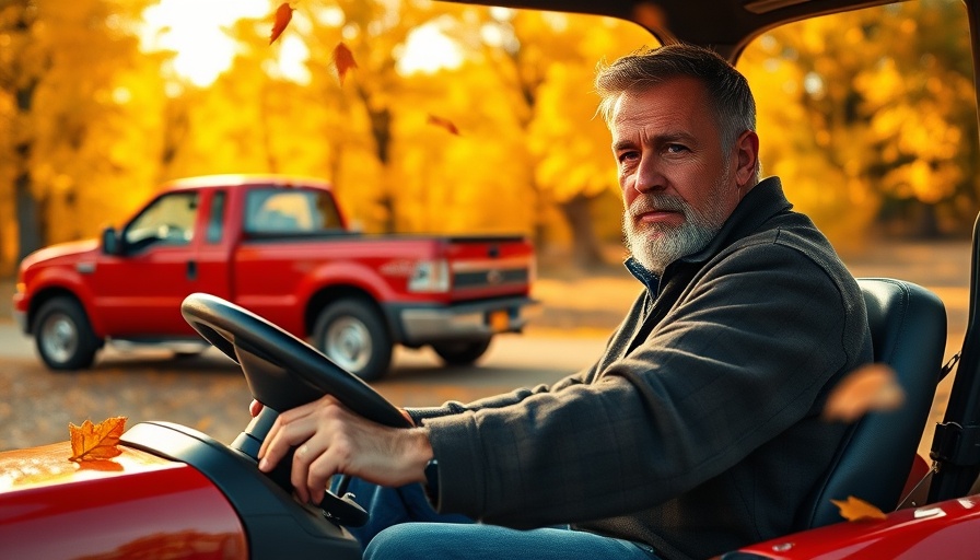 Lawn fertilization and weed control services Muskegon in autumn setting.