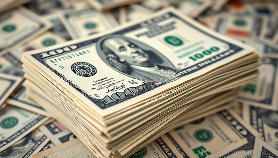 Stack of US dollar bills symbolizing saving for legacy in retirement planning.
