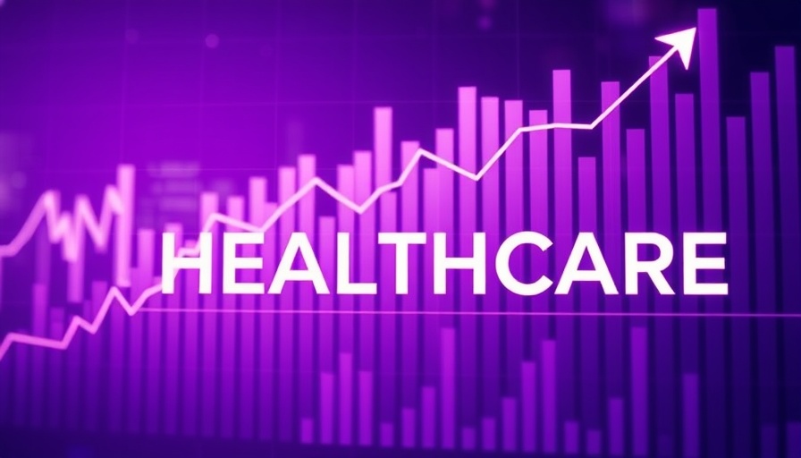 Healthcare occupancy growth graph with positive trend.