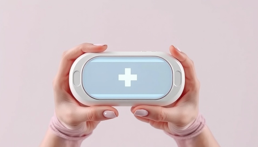 Advanced wearable health monitoring device held by hands