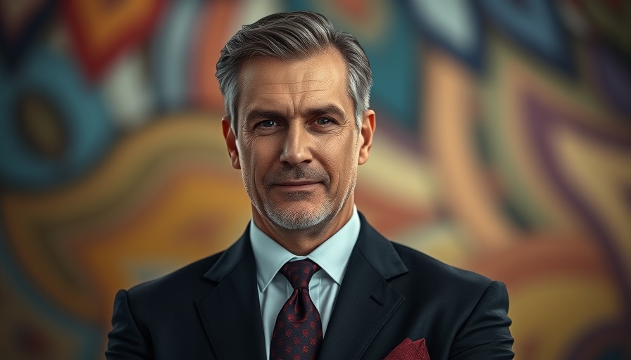 Distinguished man in formal attire, serious, applying for social security.