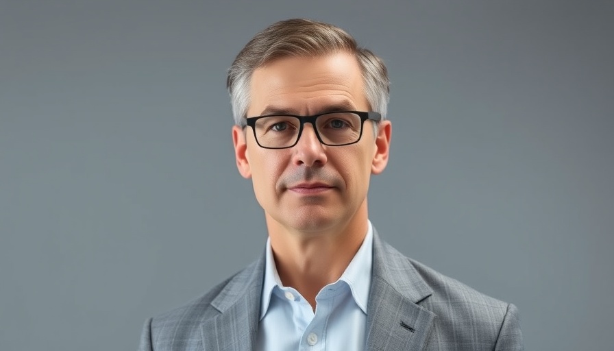 Professional portrait of middle-aged man related to financial steps for Alzheimer's dementia.