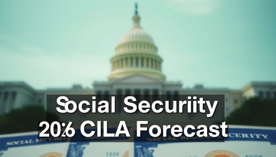 2026 COLA Social Security announcement text on U.S. Capitol backdrop.