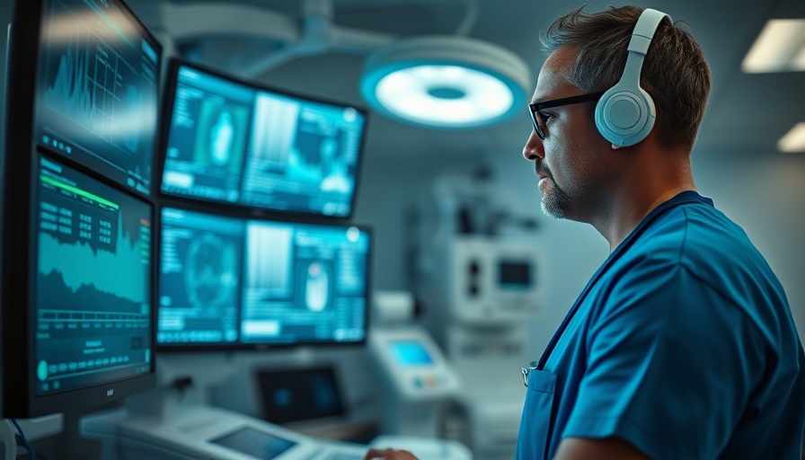 Medical professional reviewing hospital data, highlighting healthcare pressures.