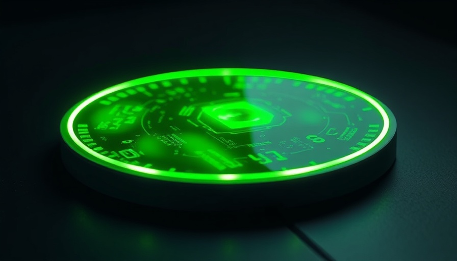 Glowing silicon ultrasound patch eco-friendly technology.