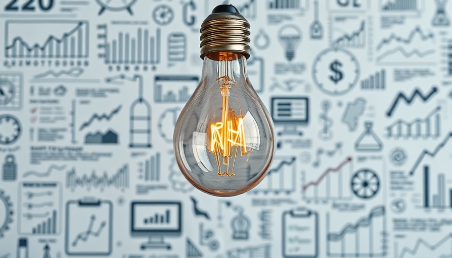 Creative light bulb idea for tax-efficient retirement strategies.