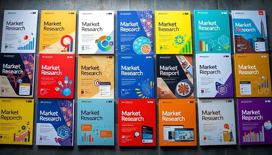 Dynamic market research report covers collection, vibrant display.