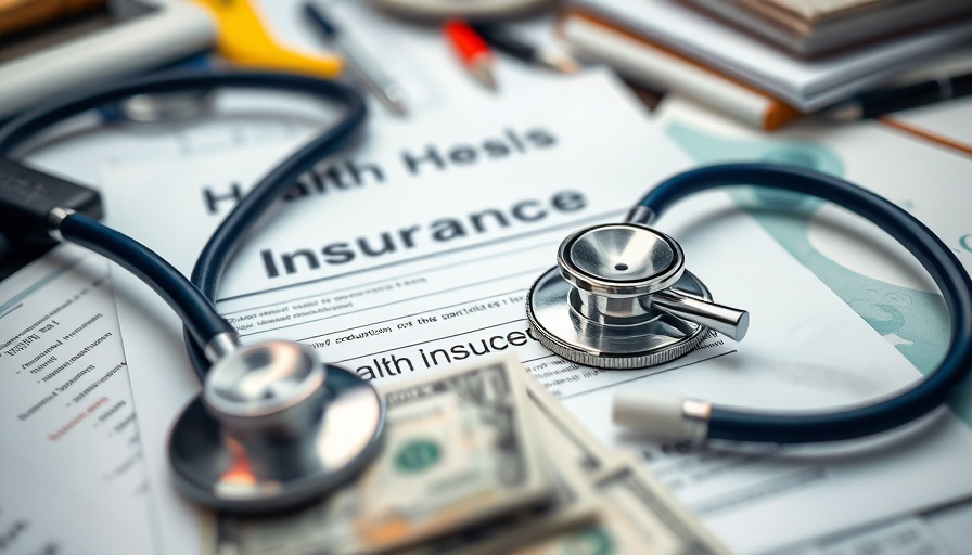 Health insurance documents with stethoscope and cash for Medicare Advantage plan comparisons Muskegon.