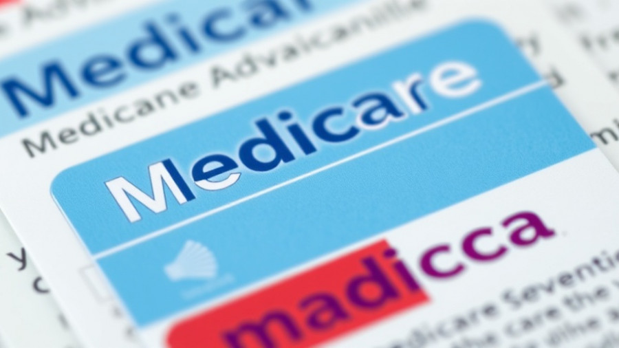 Close-up of Medicare cards highlighting Medicare Advantage.