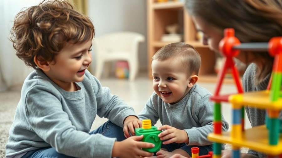 Child playing with toys in a therapy setting, Muskegon.