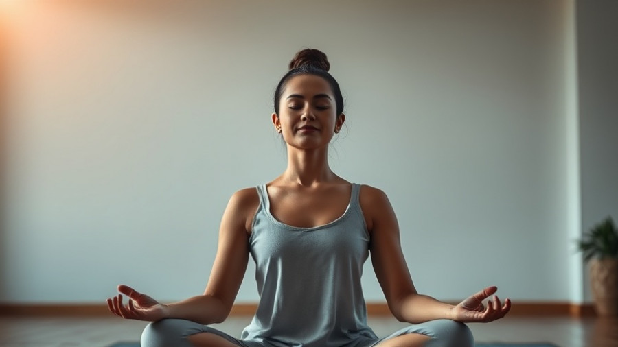 Meditating person reflecting India's global influence on wellness.