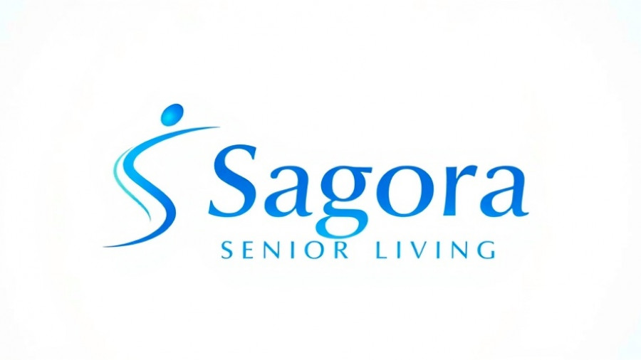 Logo of Sagora Senior Living, minimalistic design.