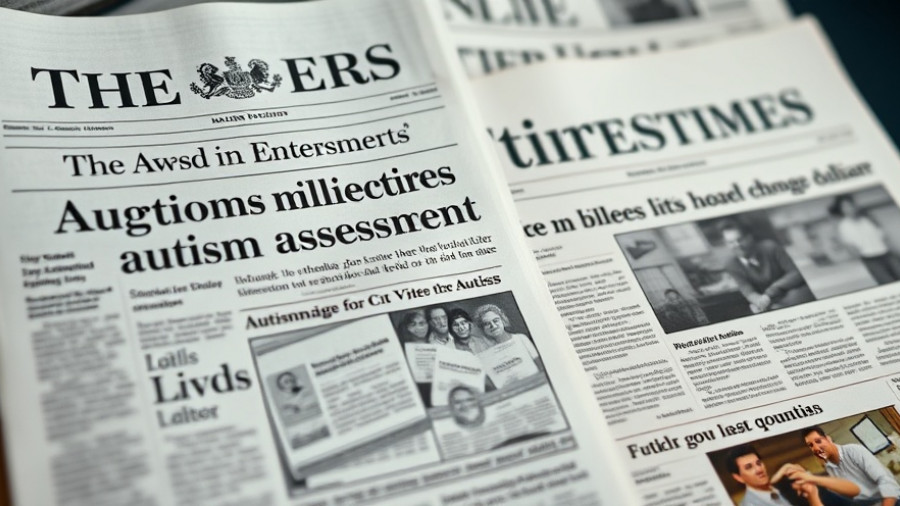 Front pages of The Herald and Scottish Daily Express on autism delays in Scotland.