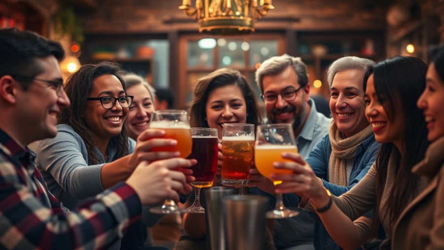 Group toasting with drinks in cozy setting, social battery recharge for seniors.