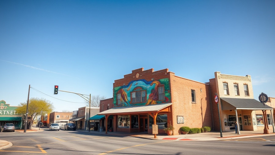 Rural Health Transformation Program: small-town charm with mural on building