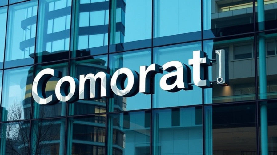 Corporate building reflecting urban setting, highlighting investment growth.