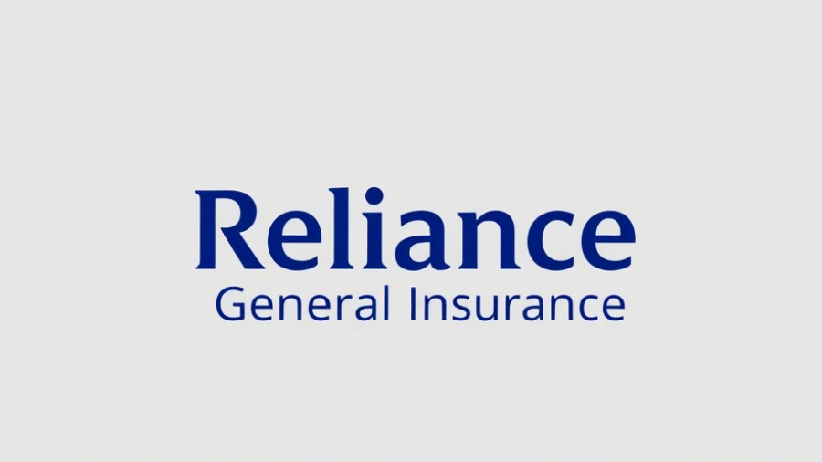 Reliance General Insurance logo, simple grey background
