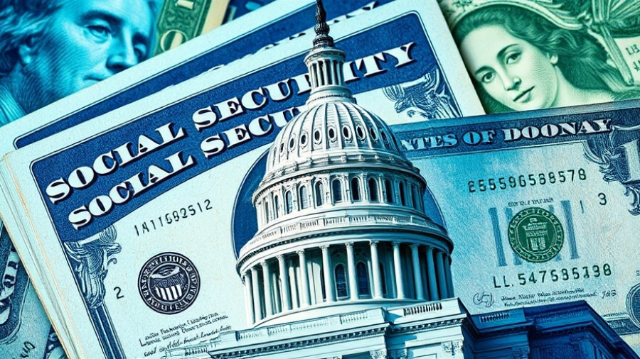 Apply for Social Security in Muskegon - Financial and government imagery.