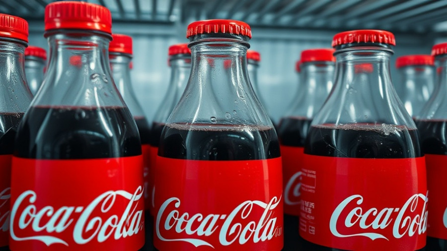 Coca-Cola bottles in a fridge representing rock-solid dividend stocks.