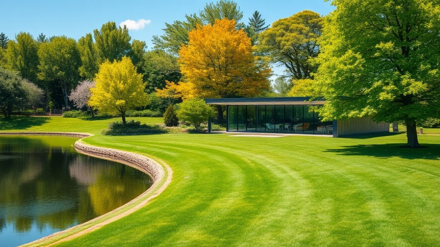 Beautiful modern house with manicured lawn care in Shelby MI.