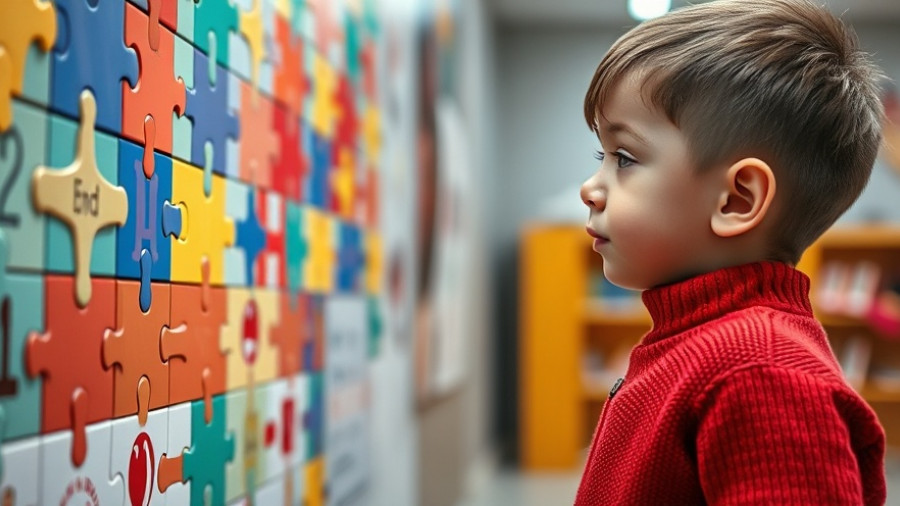 Evidence-Based Teaching Strategies for Autistic Students in Bengaluru illustrated with a young boy and puzzle wall.