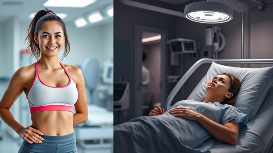 Healthy living advice for senior women Muskegon: contrasting health scenarios.