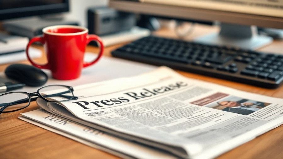 2025 Product of the Year for Aging Dogs - Press release with glasses and coffee.