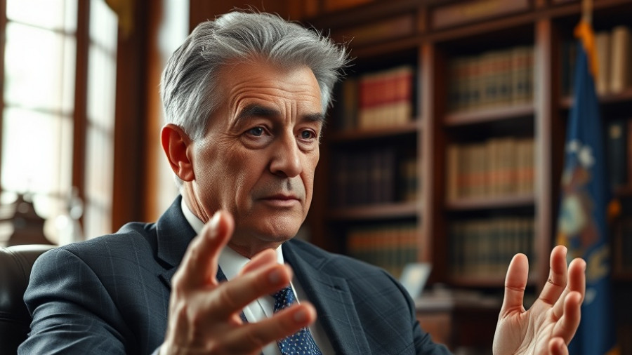 Formal man discussing Medicare enrollment during shutdown.