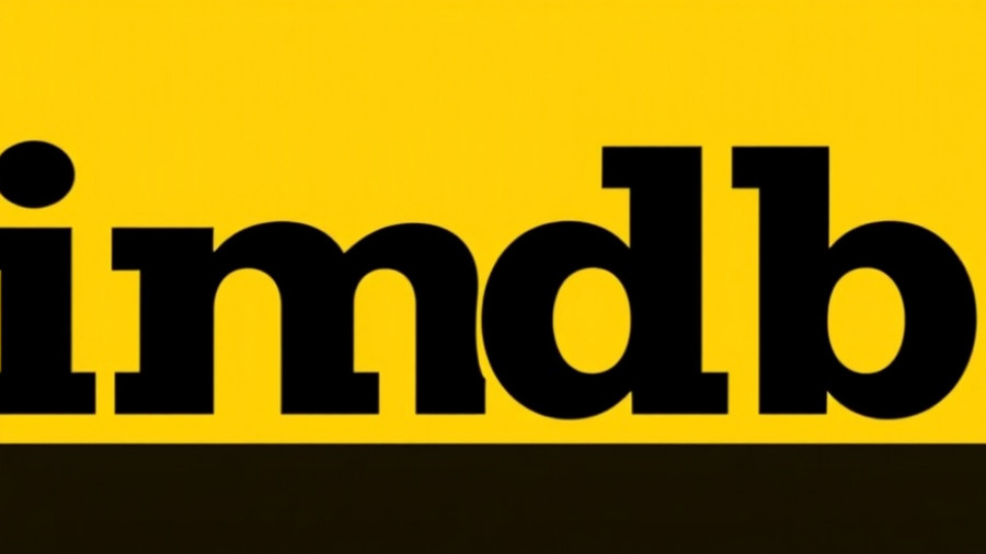 IMDb logo on yellow background representing movie rating platform
