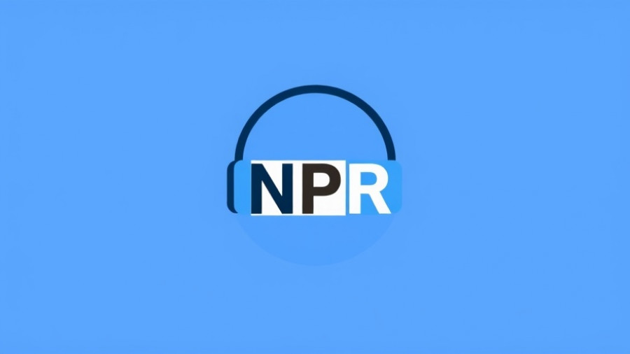 NPR logo with headphones and radio tower.