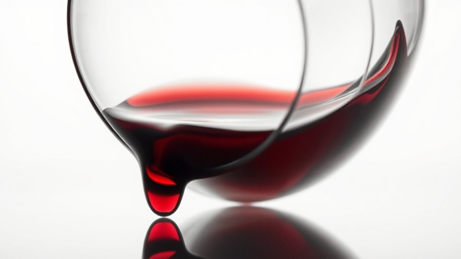 Upside-down wineglass with spilled red wine symbolizes health benefits of alcohol abstinence for seniors Muskegon.