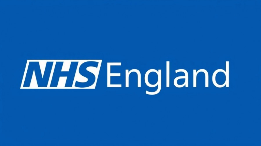 NHS England logo, related to medical training recommendations.