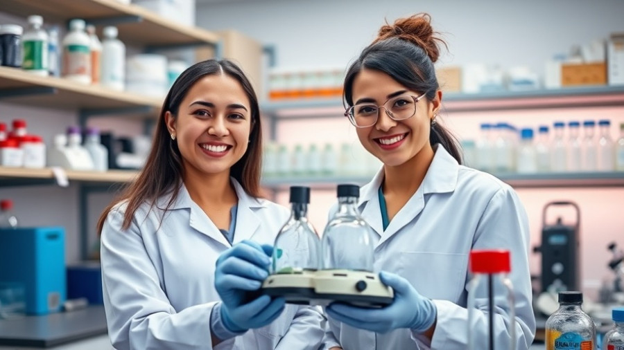 Scientists in lab working on breath test for lung cancer