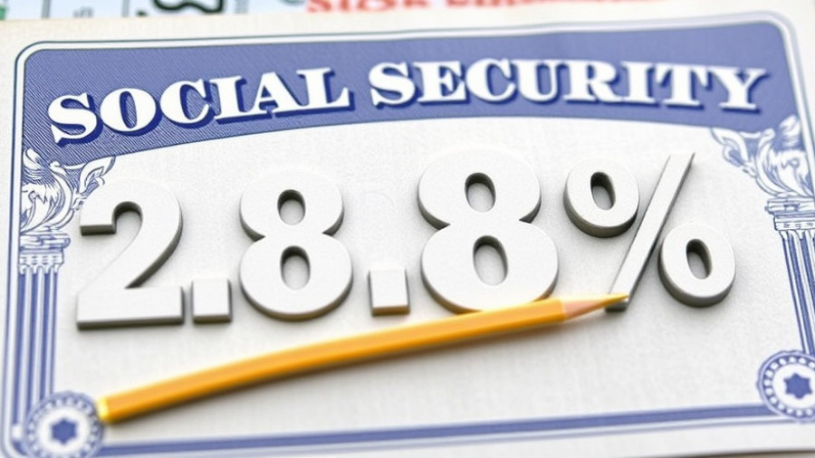 Social Security checks will get a 2.8% COLA increase in 2026